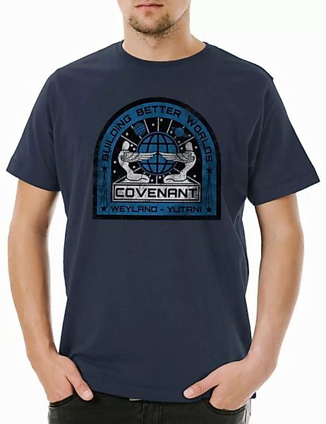 Urban Backwoods Print-Shirt USCSS Covenant Patch Herren T-Shirt Prometheus günstig online kaufen