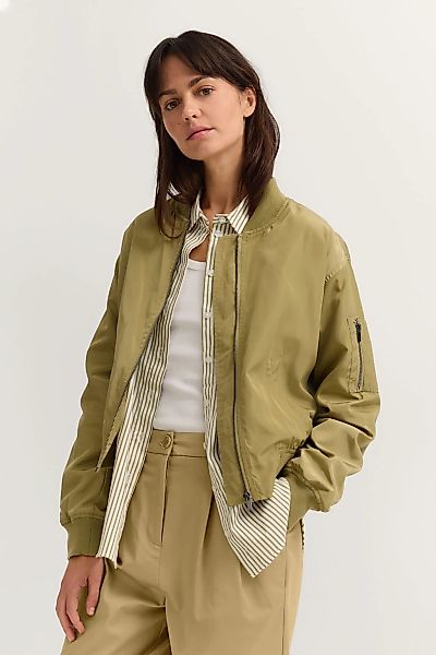 bugatti Blouson "Kleiner Kragen" aus leicht glänzendem Oberstoff günstig online kaufen