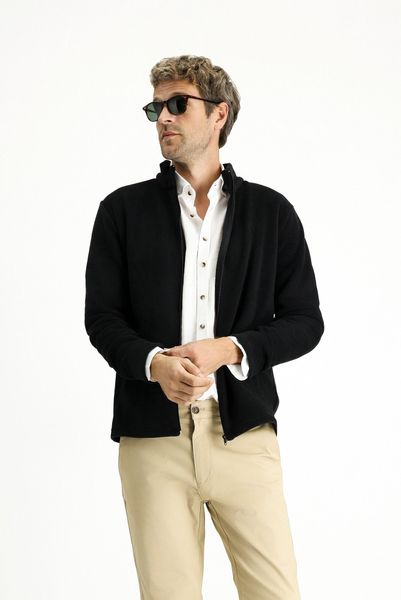 KIGILI Fleecepullover Fleece-Sweatshirt mit halblangem Reißverschluss günstig online kaufen