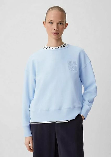comma casual identity Sweatshirt Sweatshirt im Relaxed Fit Stickerei günstig online kaufen