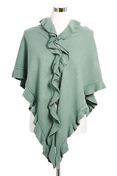 Luise Steiner Halstuch Trachtenponcho - MARIANDL - jadegrün günstig online kaufen