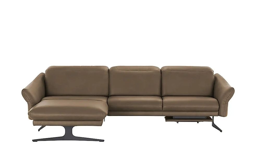 himolla Ecksofa aus Echtleder 1059 ¦ braun ¦ Maße (cm): B: 284 H: 83 T: 179 günstig online kaufen