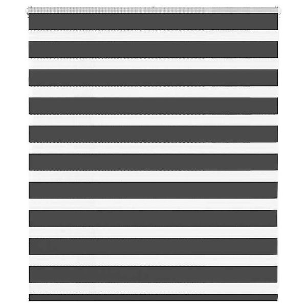 Verdunklungsrollo, vidaXL, Zebrarollo Schwarz 120x100 cm günstig online kaufen