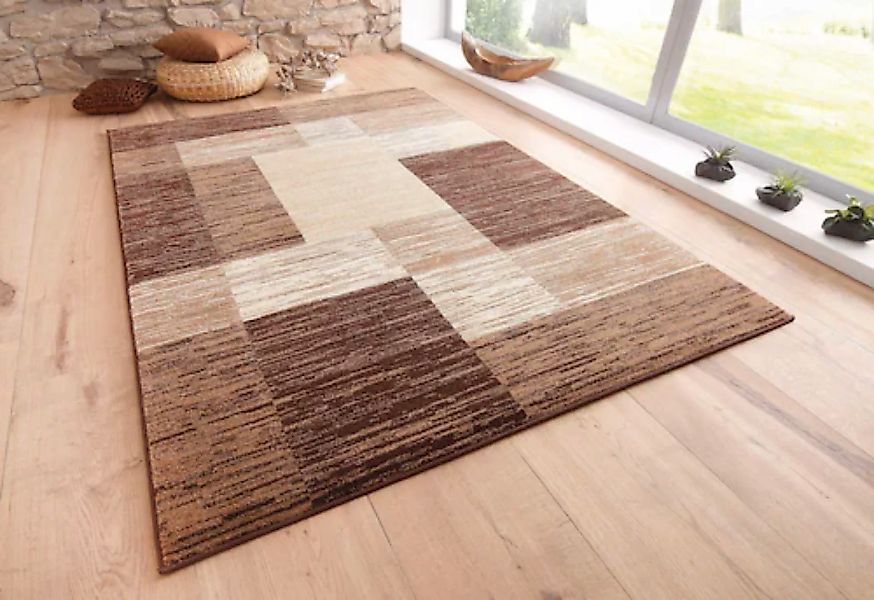 my home Teppich Melvin, rechteckig, Höhe: günstig online kaufen