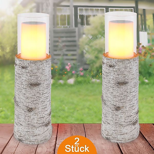 bmf-versand LED Solarleuchte Solarleuchten Garten 2er günstig online kaufen