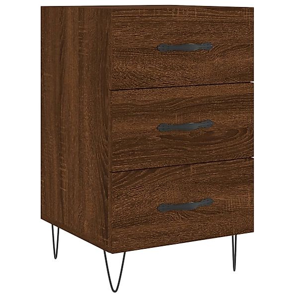 vidaXL Nachttisch Braun Eichen-Optik 40x40x66 cm Holzwerkstoff Modell 5 günstig online kaufen