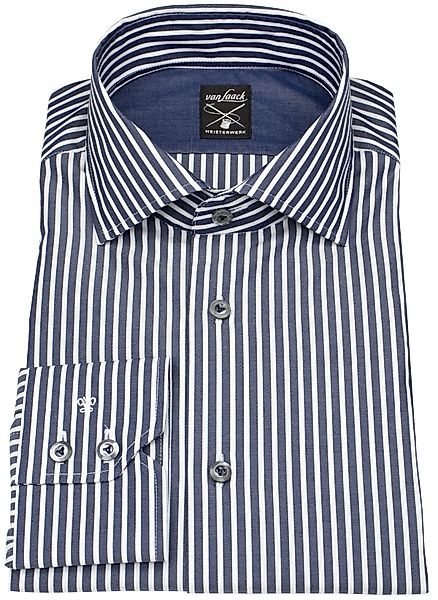 Van Laack Langarmhemd leicht tailliert Haifischkragen günstig online kaufen