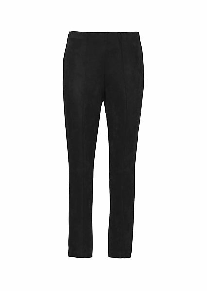 GOLDNER 2-in-1-Hose "Moderne Leggings in trendigem Velourslederimitat" günstig online kaufen
