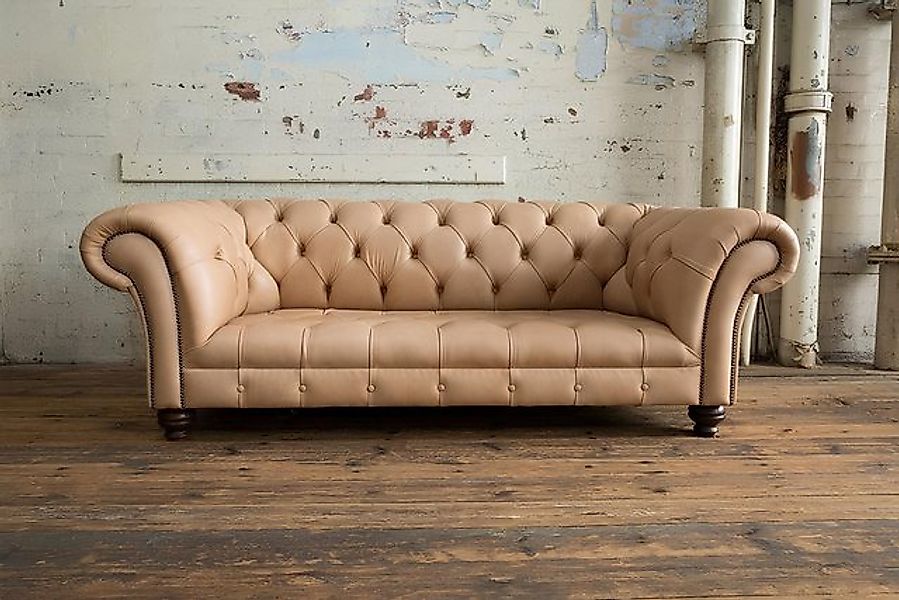 JVmoebel Chesterfield-Sofa 3 Sitzer Chesterfield Polster Sofas Design Luxus günstig online kaufen