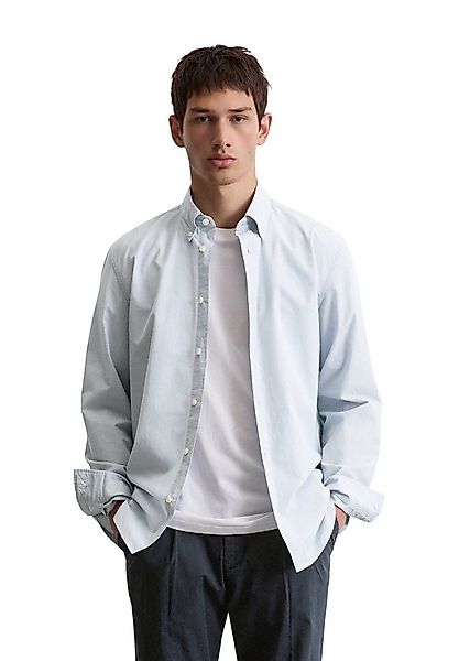 Marc O'Polo Langarmhemd mit feinem Karomuster günstig online kaufen