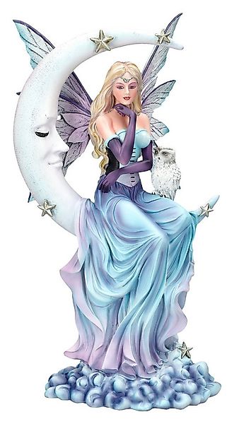 Figuren Shop GmbH Fantasy-Figur Elfenfigur - Wächterin der Träume auf Mond günstig online kaufen