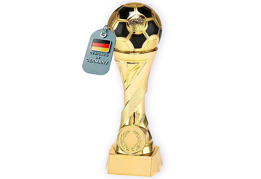Larius Dekofigur Larius Fußball Pokal Groß (245mm, 460gr) - Trophäe Ehrenpr günstig online kaufen