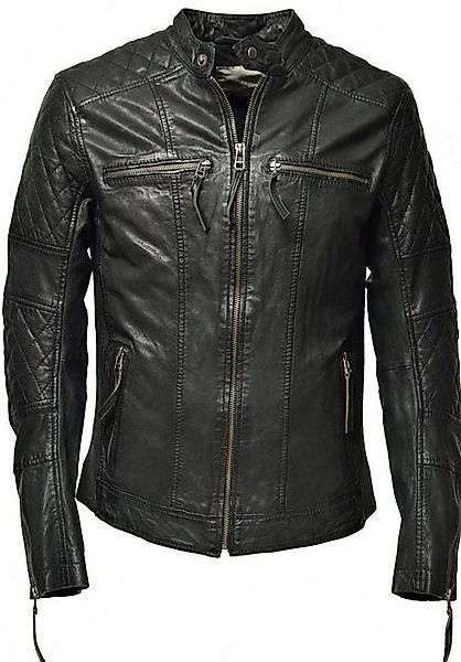 Zimmert Leather Lederjacke Alex weiches gewaschenes Leder, Grün günstig online kaufen