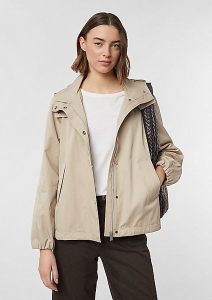 comma Funktionsjacke Outdoor-Jacke Jacke aus Cottonmix mit fixierter Kapuze günstig online kaufen