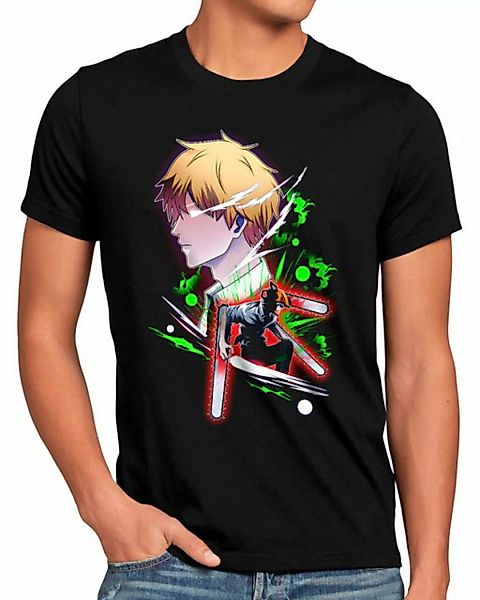 style3 Print-Shirt Herren T-Shirt Hunter Denji anime cosplay chainsaw man d günstig online kaufen