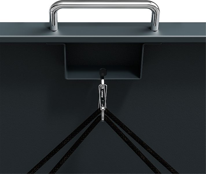 Westmann Mülltonnenbox Lacina 5 x 240, Anthrazit/Holzoptik 80 x 332 x 116 c günstig online kaufen