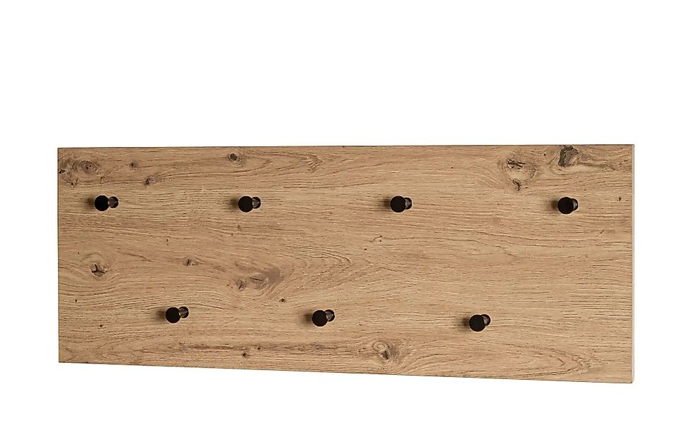 Wandgarderobe  Parma ¦ holzfarben ¦ MDF-Platte ¦ Maße (cm): B: 80 H: 30 T: günstig online kaufen