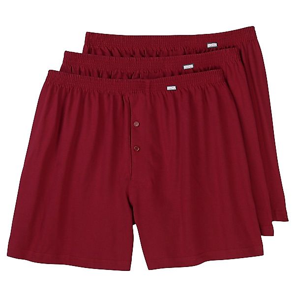 ADAMO Boxershorts Adamo 3er-Pack Boxershorts dunkelrot günstig online kaufen