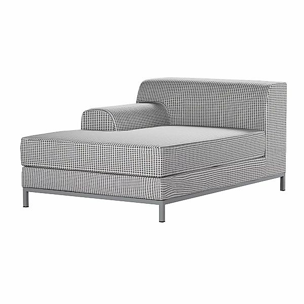 Bezug für Kramfors Sofa Recamiere links, schwarz-beige, Bezug für Recamiere günstig online kaufen