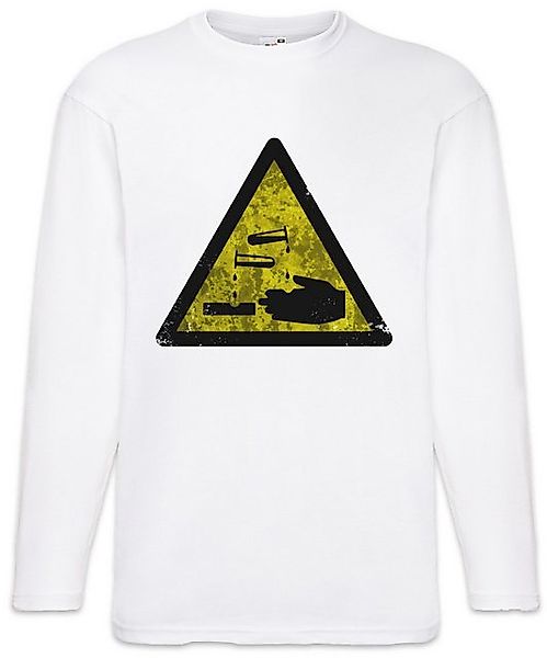Urban Backwoods Langarmshirt Caution Acid Vintage Logo Sign Langarm T-Shirt günstig online kaufen