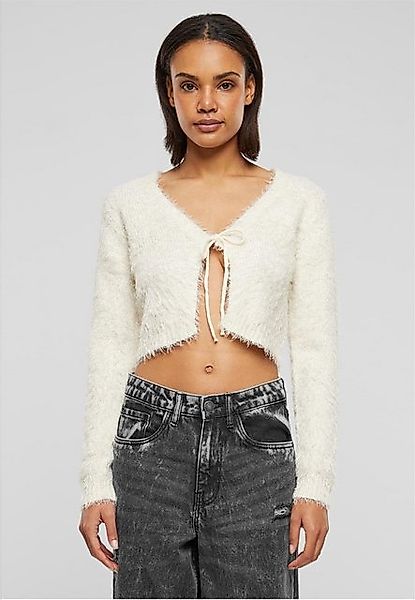 URBAN CLASSICS Cardigan Ladies Tied Cropped Feather Cardigan günstig online kaufen