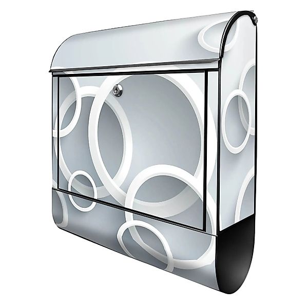 Banjado Design Briefkasten Schwarz Pulverbeschichtet 39x47x14cm 2 Schlüssel günstig online kaufen