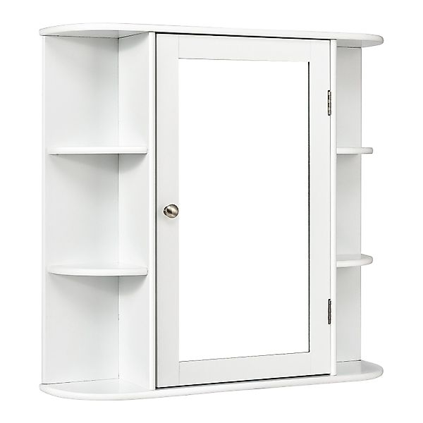 COSTWAY Spiegelschrank Badezimmerschrank mit Spiegeltür&Ablagen, hängend günstig online kaufen