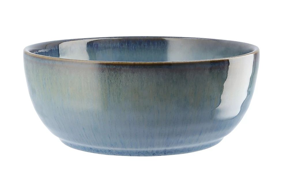 ASA SELECTION Schale  Poke Bowl ¦ blau ¦ Steinzeug ¦ Maße (cm): H: 7  Ø: 18 günstig online kaufen