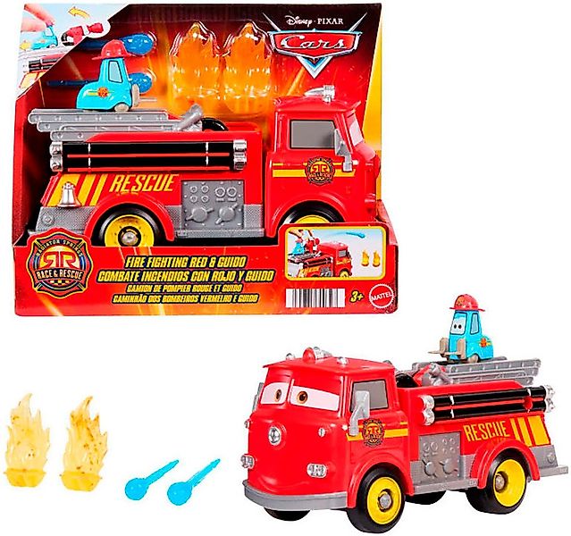 Mattel® Spielzeug-Auto Disney Pixar Cars Feuerwehrauto Red & Guido günstig online kaufen