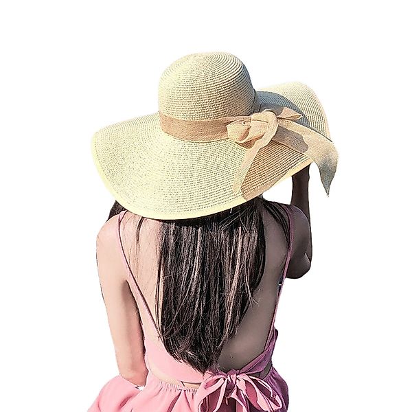 AUKUU Sonnenhut Eleganter Sonnenhut aus synthetischem günstig online kaufen