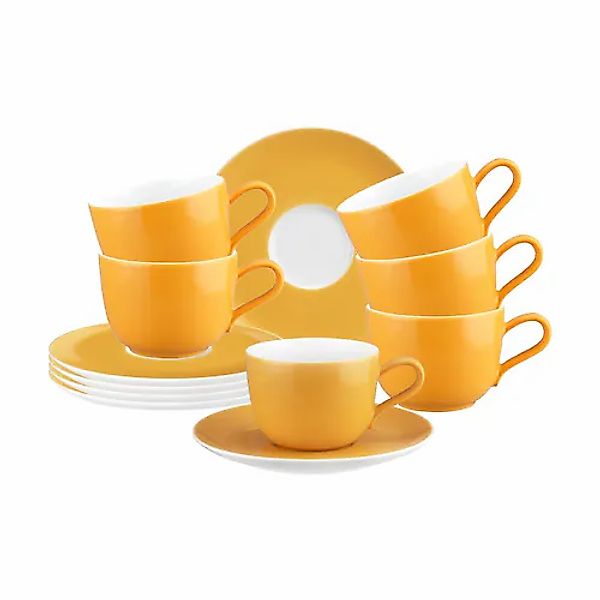 Seltmann Weiden Tasse »Kaffeetassen mit Untertassen Liberty Pure Colors 260 günstig online kaufen