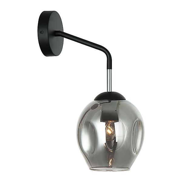 Wandlampe Borgo WL-30843-1 BK+SG günstig online kaufen