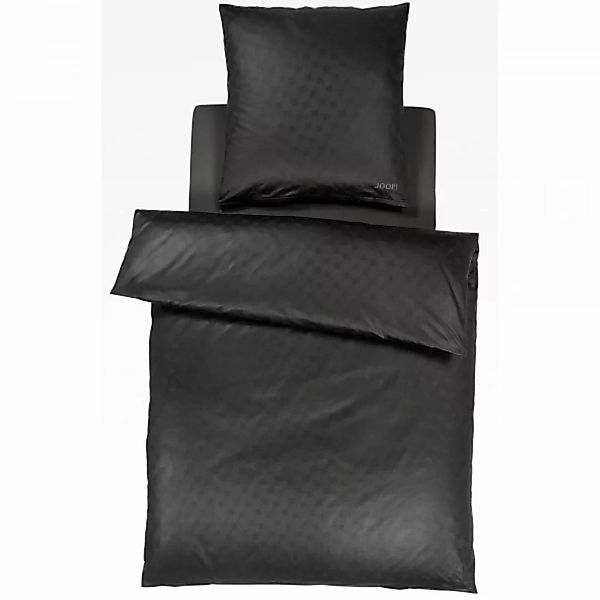 JOOP! Bettwäsche Cornflower 4020 - Farbe: Schwarz - 09 - 80x80 cm - 155x220 günstig online kaufen