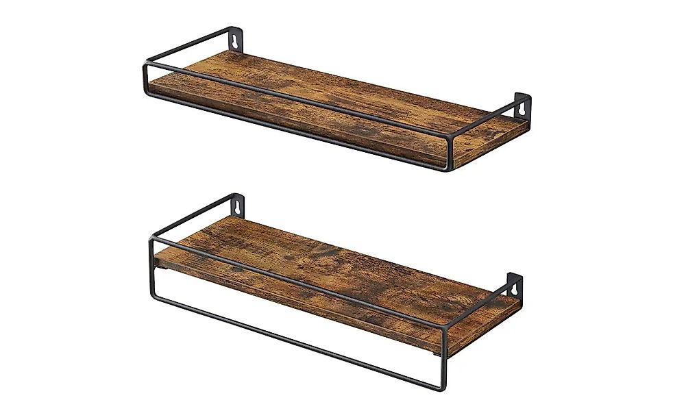 Wandregal 2er-Set  Kean ¦ braun ¦ Maße (cm): B: 15,5 H: 9 Regale > Wandrega günstig online kaufen