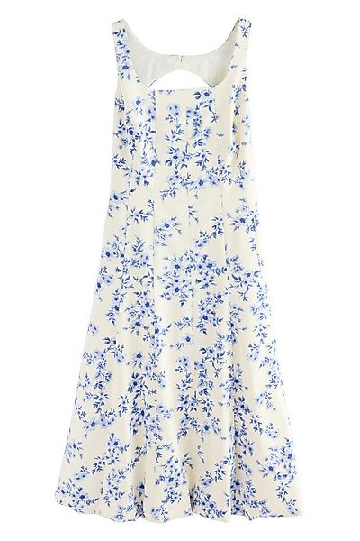 Next Midikleid Midikleid mit Kastenausschnitt und Ballonsaum (1-tlg) günstig online kaufen