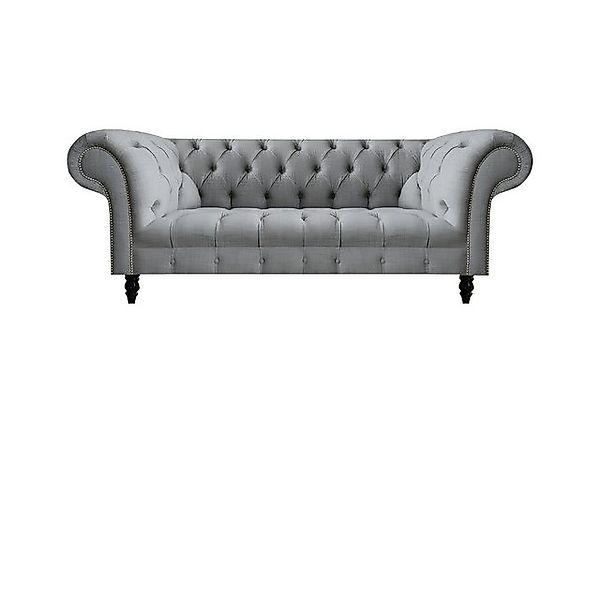 JVmoebel Sofa Sofagarnitur Sofa Dreisitzer Couch mit Sessel Grau Garnitur L günstig online kaufen