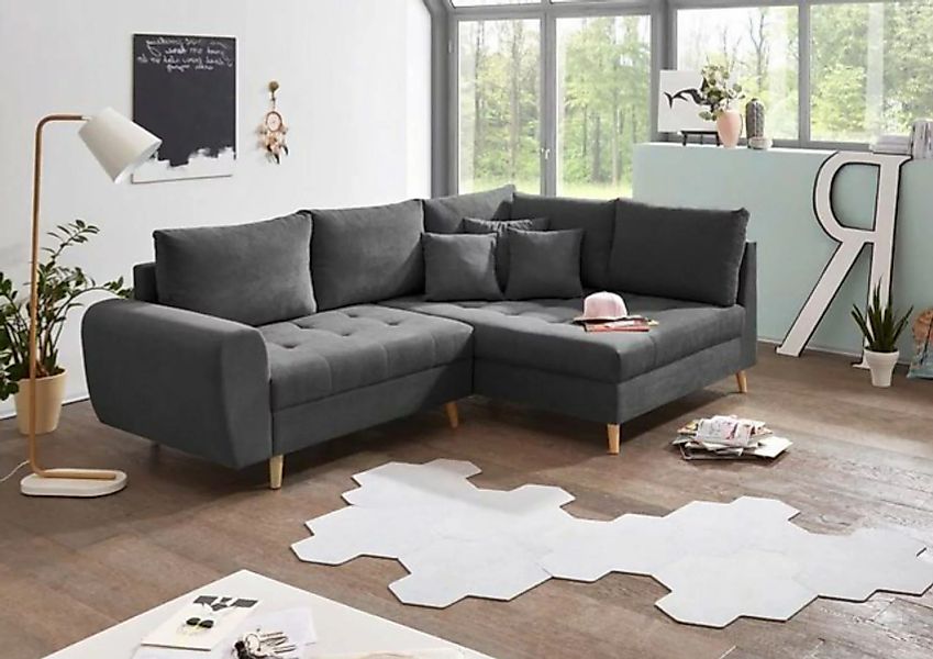 ED EXCITING DESIGN Ecksofa, Alice Ecksofa 249x175 cm Couch Eckcouch Sofa An günstig online kaufen