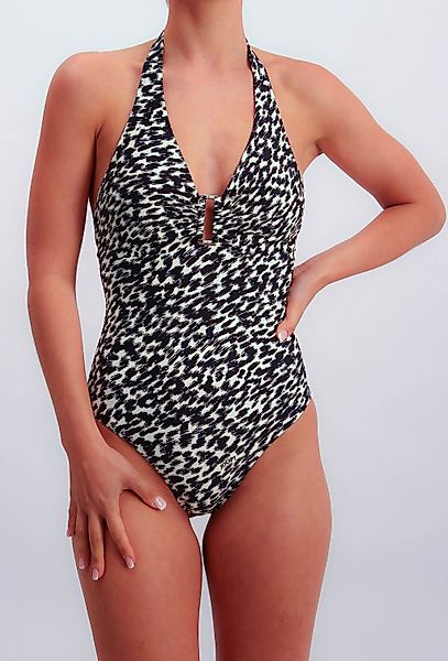 JOOP Badeanzug "Animal" Breite Bänder zum Schnüren, Animal-Print günstig online kaufen