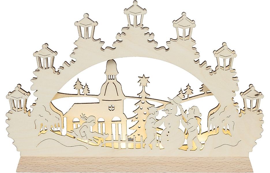 SAICO Original LED Lichterbogen Mini-Lichterbogen, Schneemann, mit LED-Stri günstig online kaufen