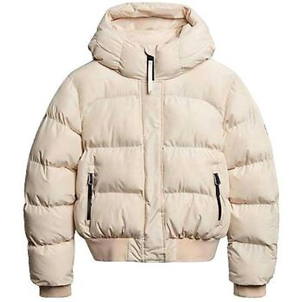 Superdry  Daunenjacken Doudoune  Hooded Sports Femme Gris günstig online kaufen