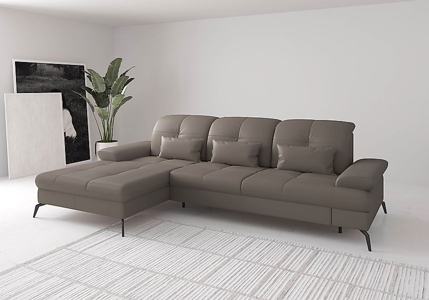 sit&more Ecksofa "Amica, L-Form, inkl. Sitztiefenverstellung & Armteilverst günstig online kaufen