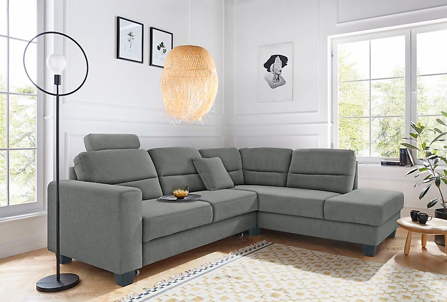 TRENDMANUFAKTUR Ecksofa "Chamber, zeitlos & elegant, bequem, L-Form", inklu günstig online kaufen