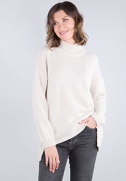 Please Jeans Stehkragenpullover, hinten länger geschnitten günstig online kaufen