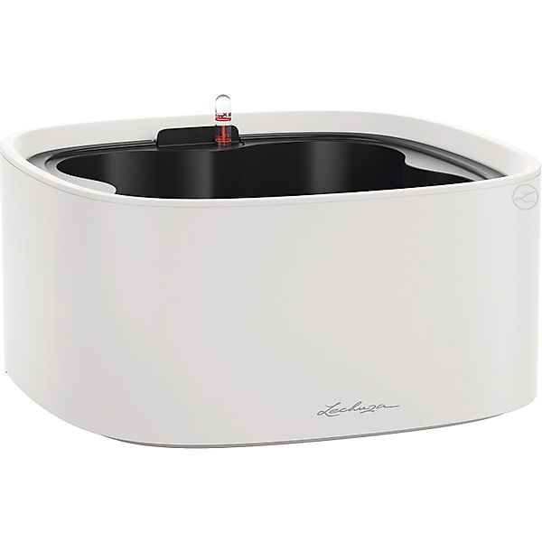 Lechuza Pflanzgefäß Pila Color Stick-System 35 cm x 35 cm x 17 cm Lichtgrau günstig online kaufen