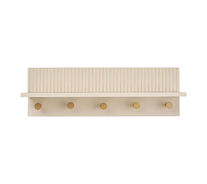 ebuy24 Garderobenhalter Nika Wandgarderobe 5 Haken beige. günstig online kaufen