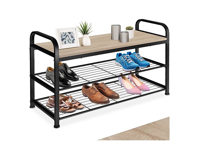 tectake Schuhregal Southampton, Set 1-tlg., Industrial Style günstig online kaufen