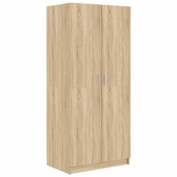 vidaXL Kleiderschrank Sonoma-Eiche 80x52x180 cm Holzwerkstoff Modell 1 günstig online kaufen