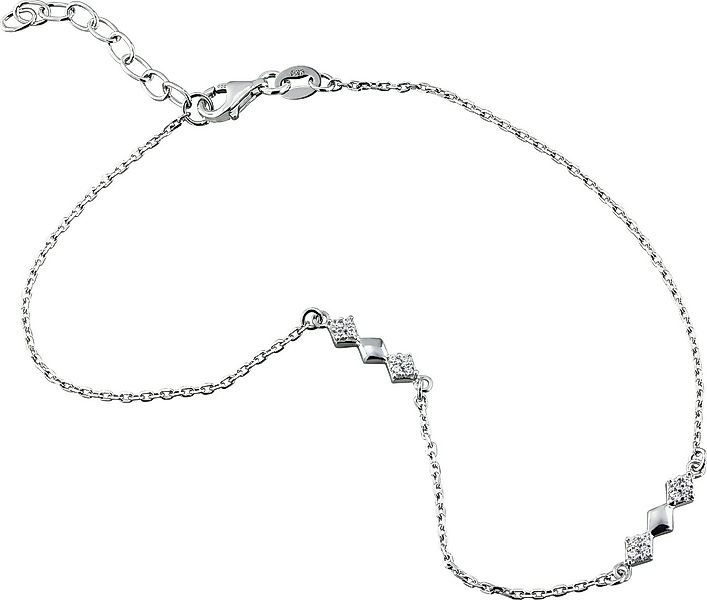 SilberDream Fußkette mit Anhänger SilberDream Raute Fußkette Damen silber, günstig online kaufen