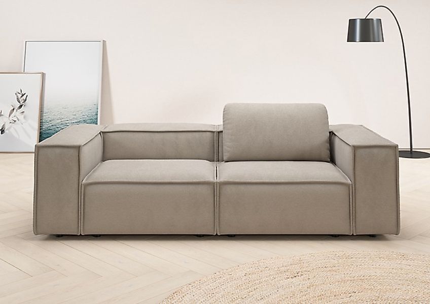 Home affaire 2-Sitzer »Watertown, modernes Sofa 246 cm breit, auch in Feinc günstig online kaufen