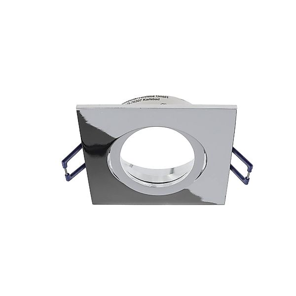 Deckeneinbaulampe Samsola, silber glänzend, 9 x 9 cm, Metall günstig online kaufen